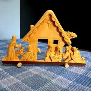 HOLIDAY DECOR - Nativity Scene - Handcrafted